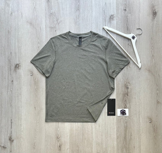 LULULEMON SOFT JERSEY SHORT-SLEEVE SHIRT HEATHERED GREY SAGE