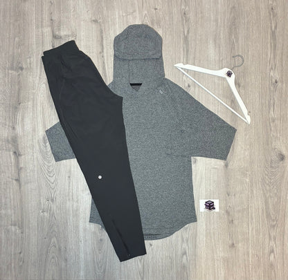 LULULEMON HOODIE TRACKSUIT HEATHERED GREY/GREY SIZE SMALL