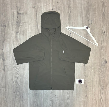 LULULEMON PACE BREAKER TRACKSUIT BEIGE/BLACK SIZE MEDIUM