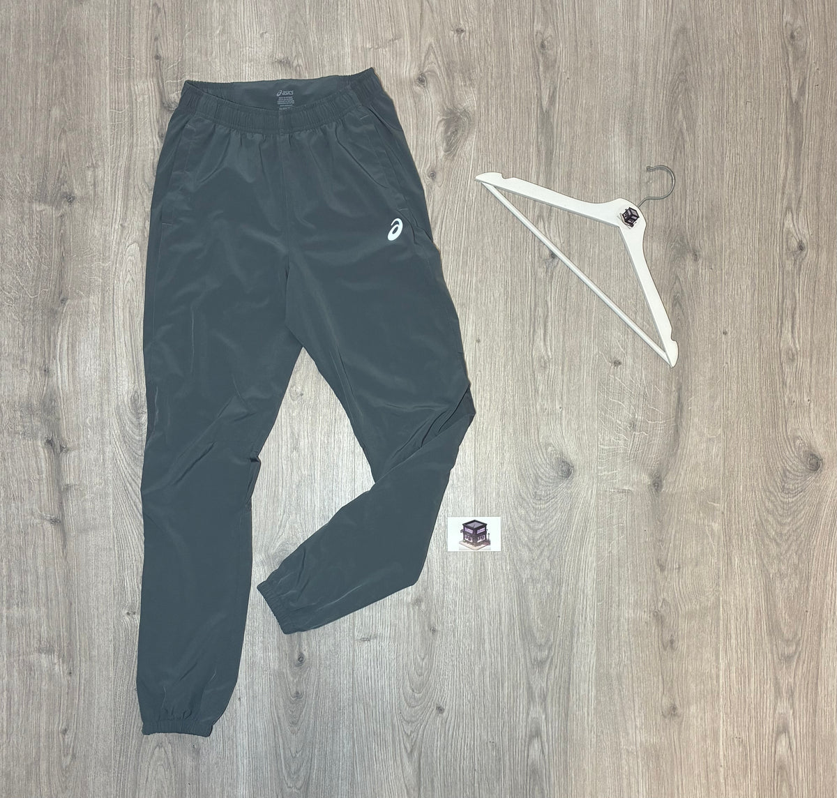 ASICS CORE TRACKSUIT GREY SIZE EXTRA SMALL PANTS & SMALL JACKET