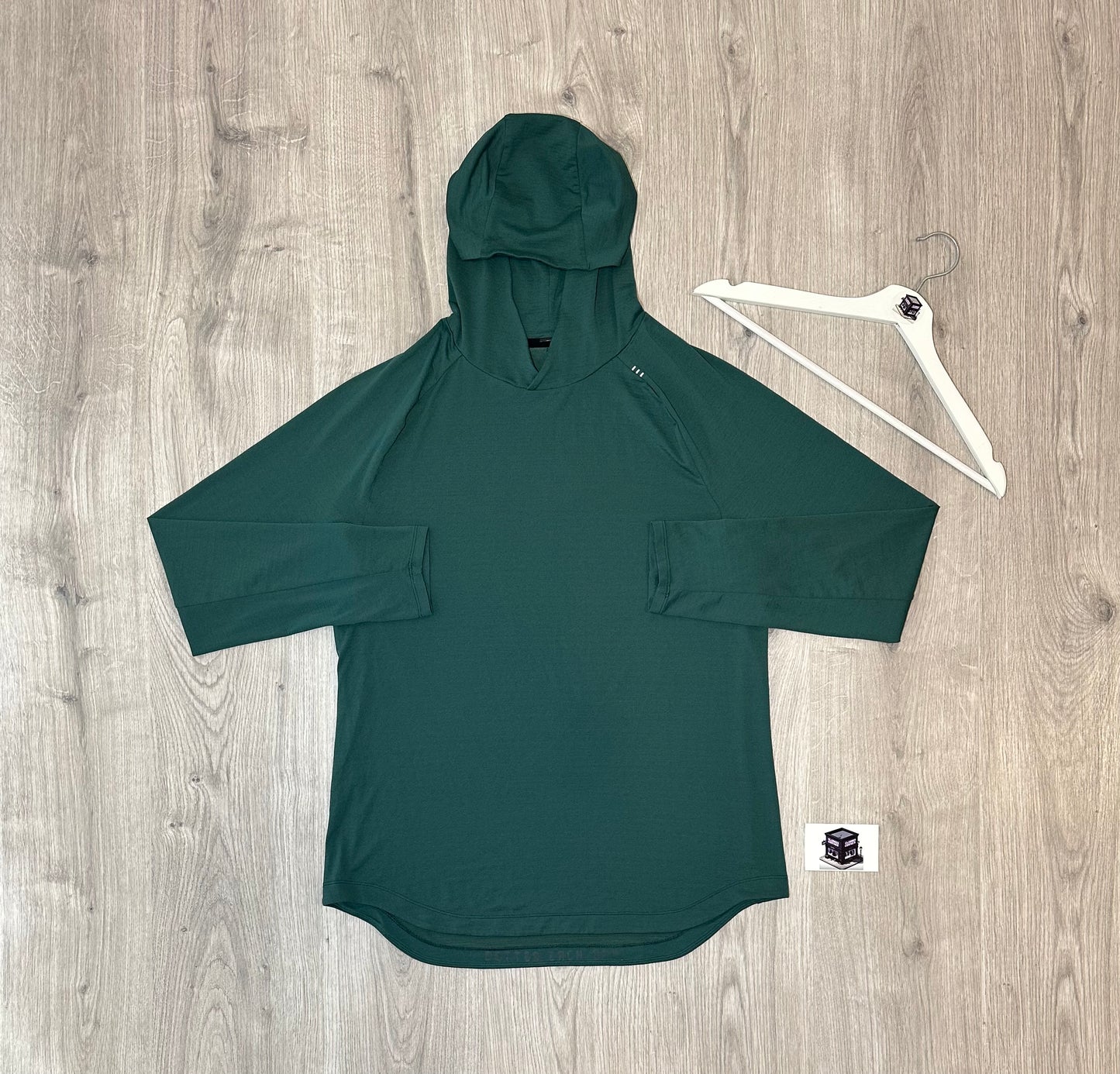 LULULEMON HOODIE TRACKSUIT TEAL/GREY SIZE SMALL