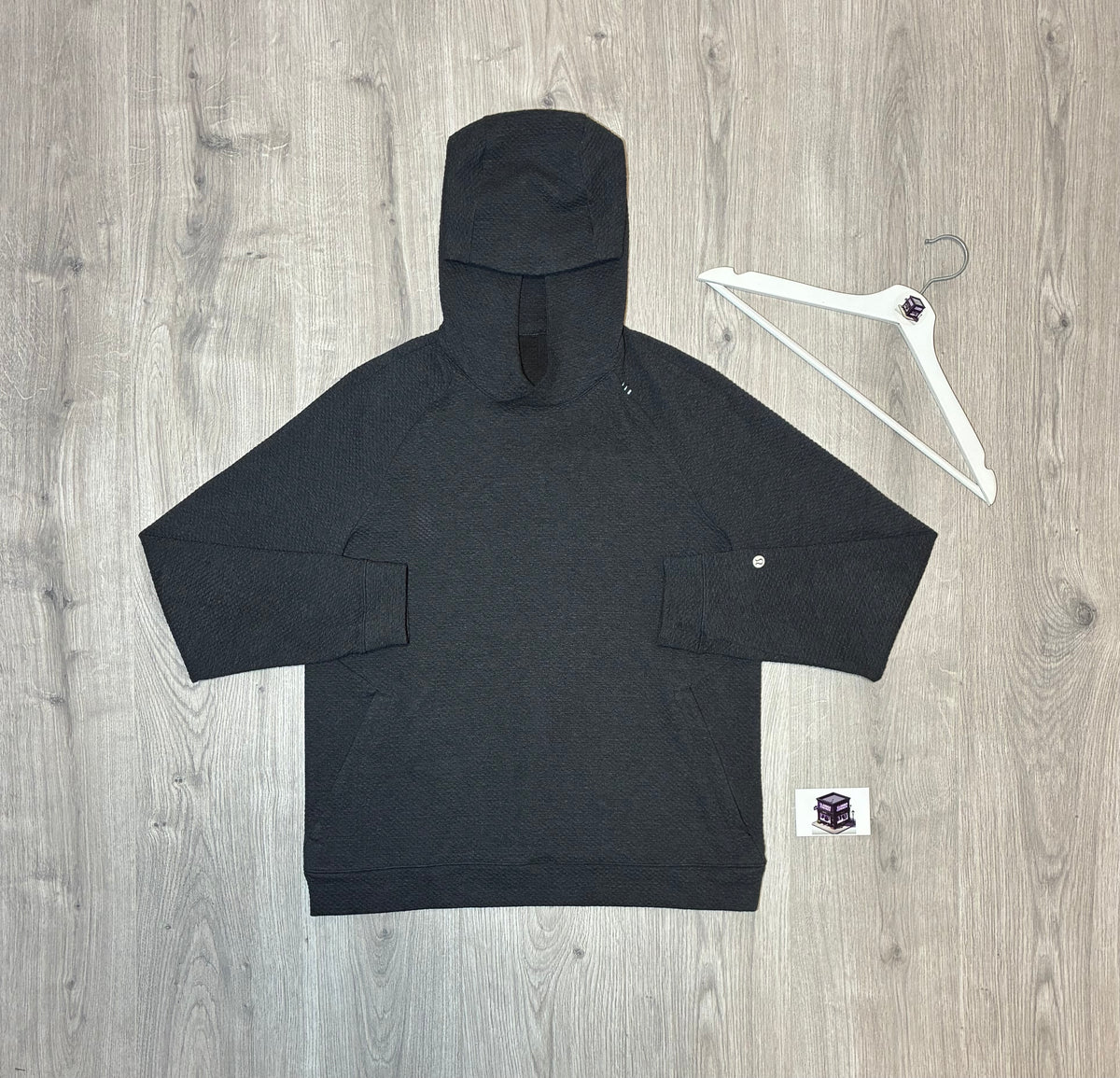 LULULEMON HOODIE TRACKSUIT DARK GREY/BLACK SIZE MEDIUM