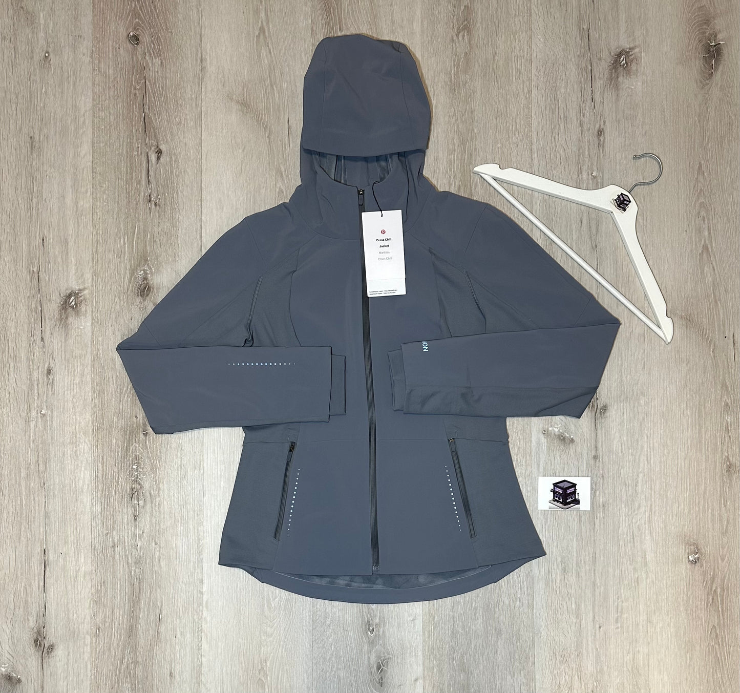 WOMEN’S LULULEMON CROSS CHILL SET GREY/BLACK