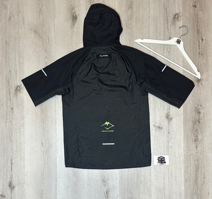ASICS FUJITRAIL TRACKSUIT BLACK SIZE MEDIUM PANTS & SMALL JACKET