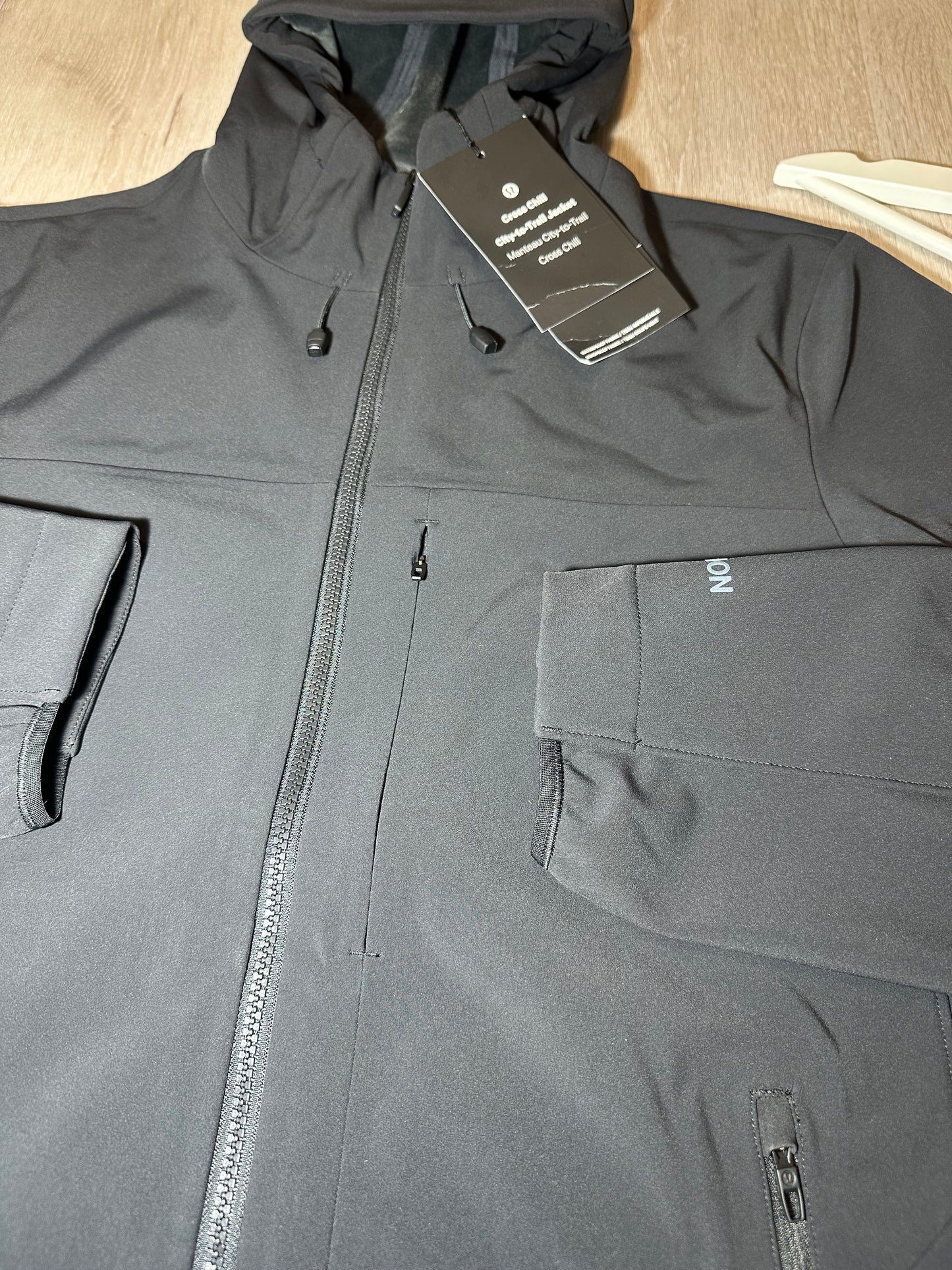 LULULEMON CROSS CHILL CITY-TO-TRAIL JACKET BLACK
