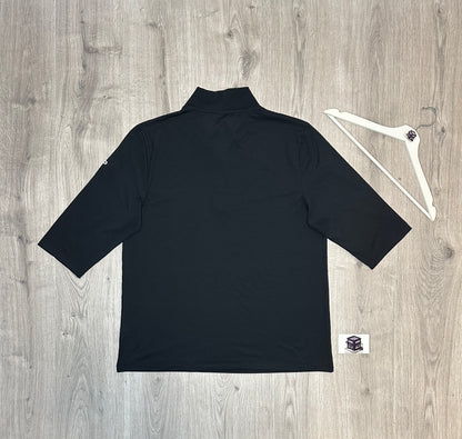 ALO CONQUER REFORM 1/4 ZIP TRACKSUIT BLACK SIZE LARGE