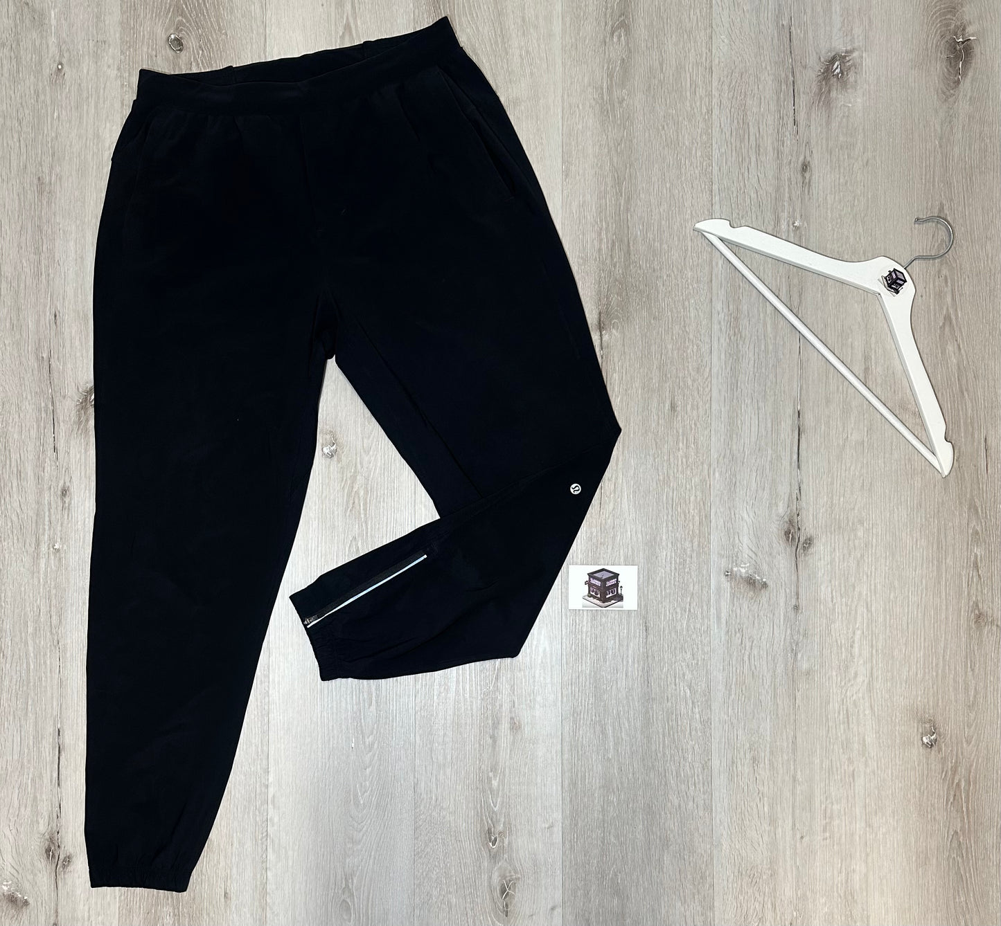 LULULEMON TRACKSUIT STONE GREY/BLACK SIZE MEDIUM