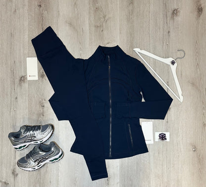 WOMEN’S LULULEMON DEFINE NULU NAVY SET