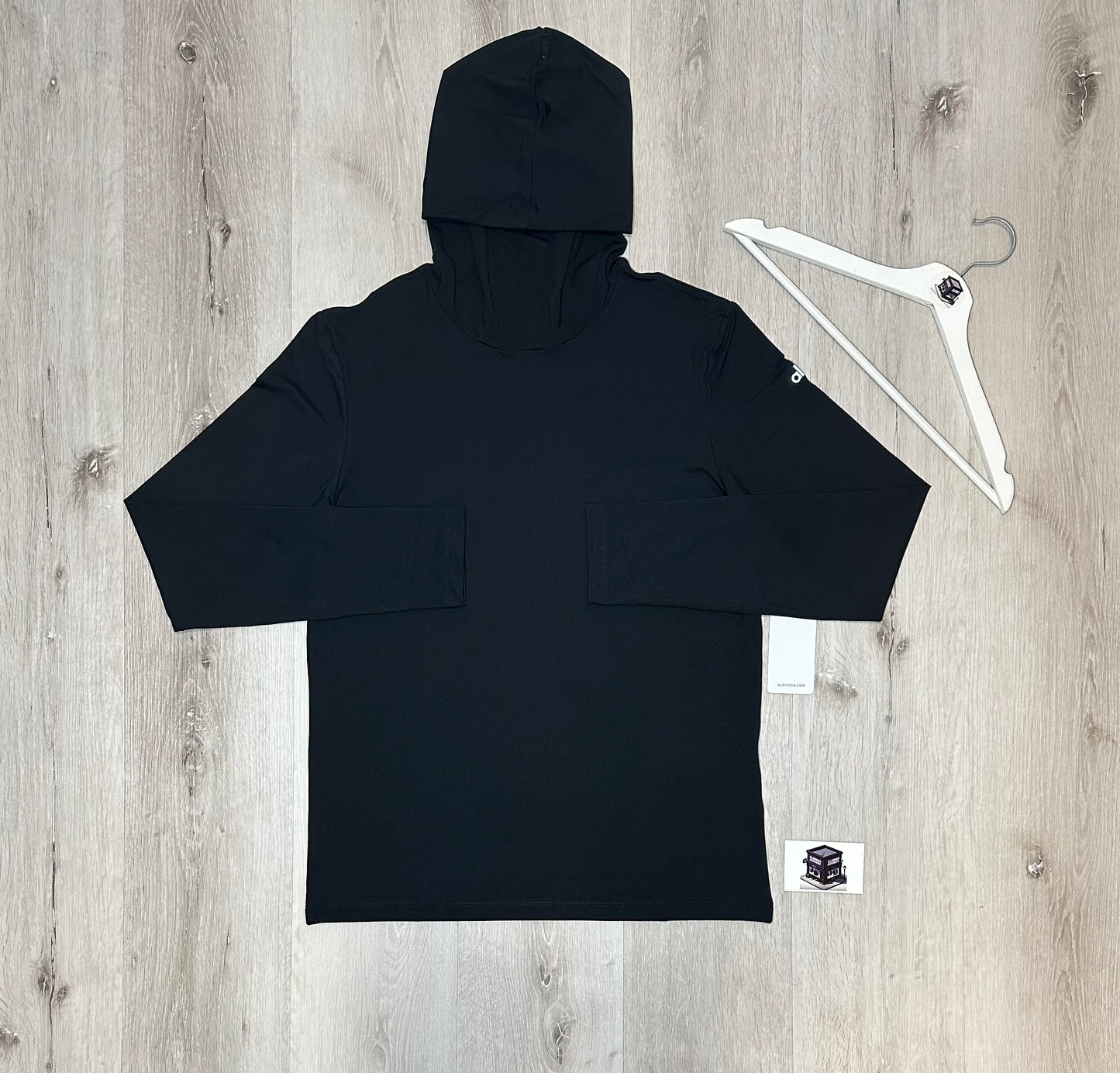 ALO CONQUER REFORM HOODIE SET BLACK