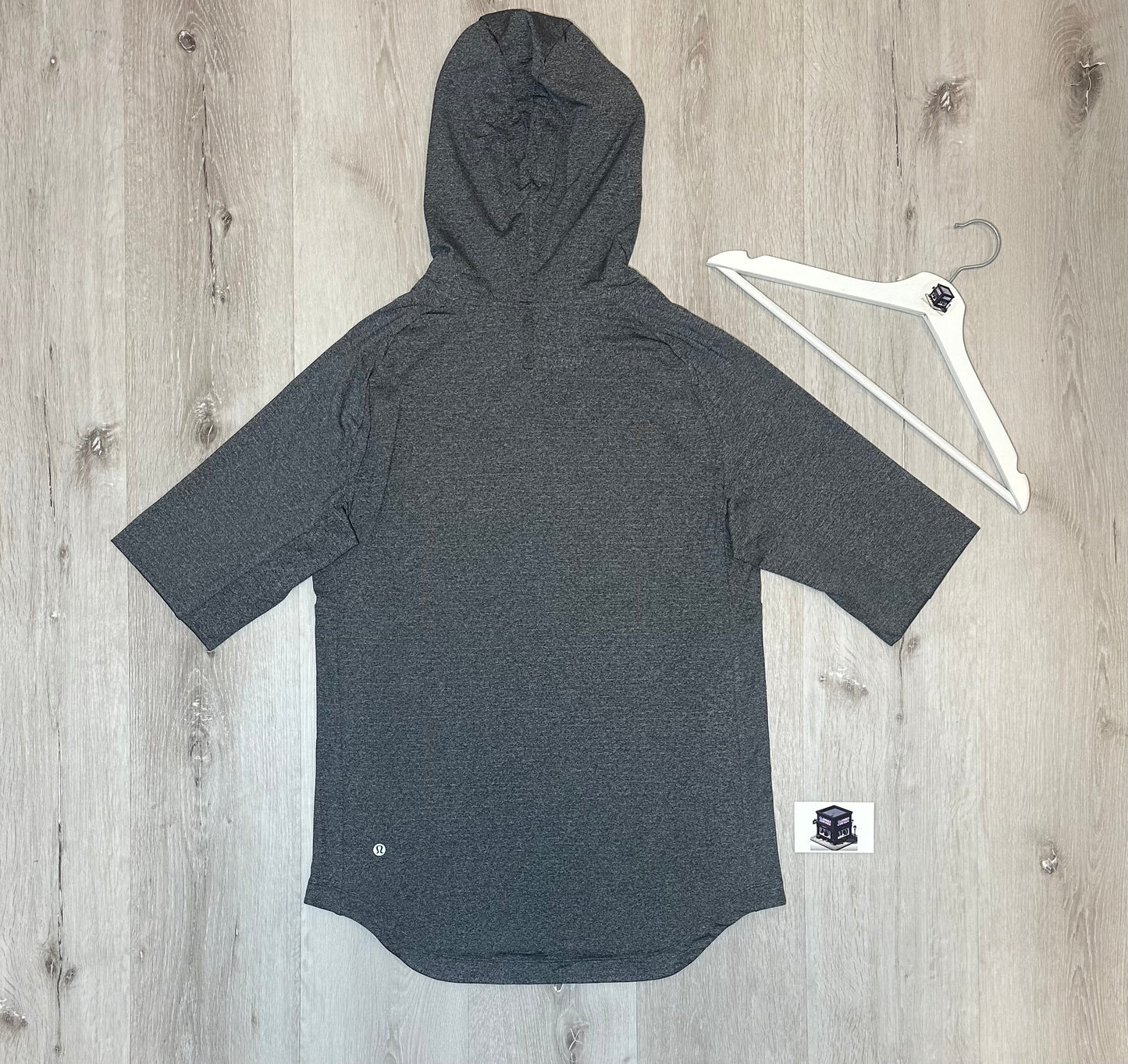 LULULEMON HOODIE TRACKSUIT GREY/BLACK SIZE MEDIUM