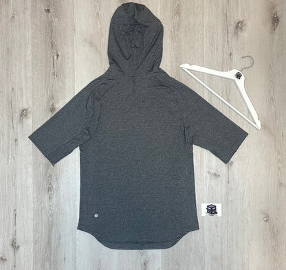 LULULEMON HOODIE TRACKSUIT GREY/BLACK SIZE MEDIUM