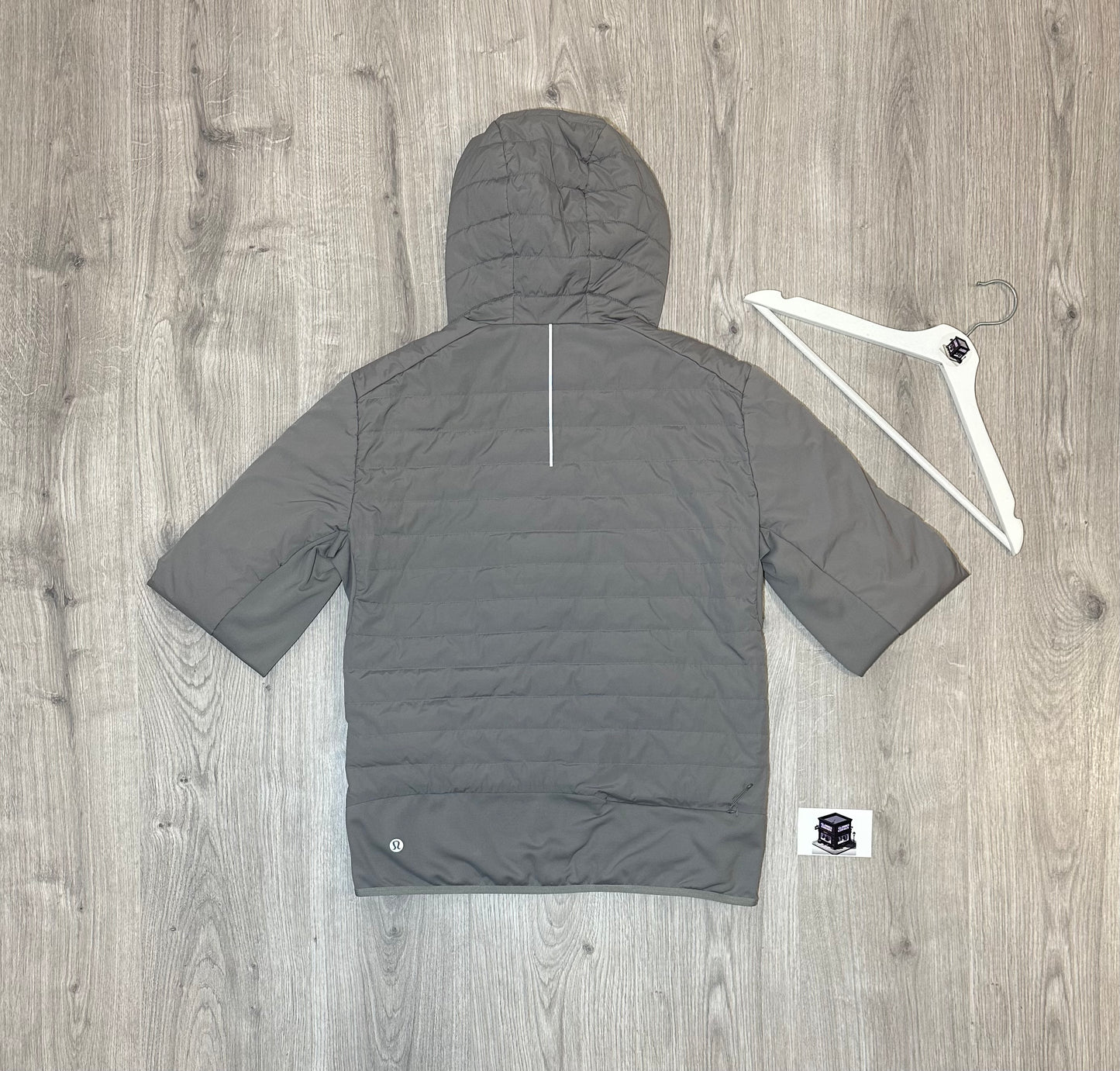 LULULEMON DOWN FOR IT ALL TRACKSUIT GREY/GRAPHITE GREY SIZE SMALL