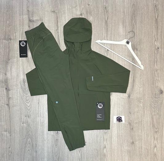 LULULEMON PACE BREAKER TRACKSUIT SASSY SAGE SIZE EXTRA SMALL