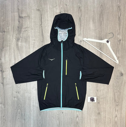 HOKA TECSKY WATERPROOF TRACKSUIT BLACK SIZE SMALL