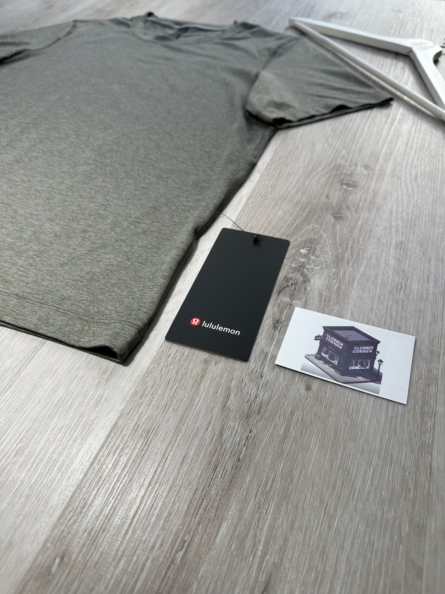 LULULEMON SOFT JERSEY SHORT-SLEEVE SHIRT HEATHERED GREY SAGE