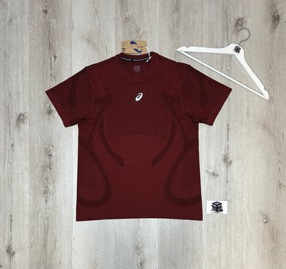 ASICS SEAMLESS SET DARK RED/BLACK