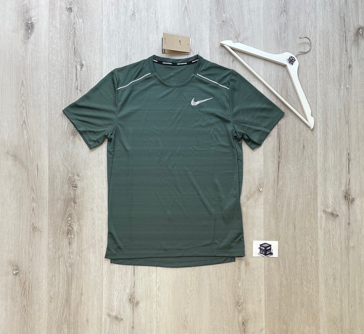 NIKE MILER 1.0 SET DEEP JUNGLE/BLACK