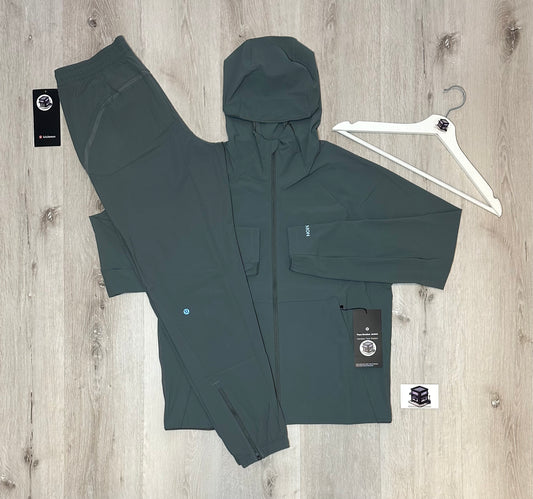 LULULEMON PACE BREAKER TRACKSUIT ONYX GREY