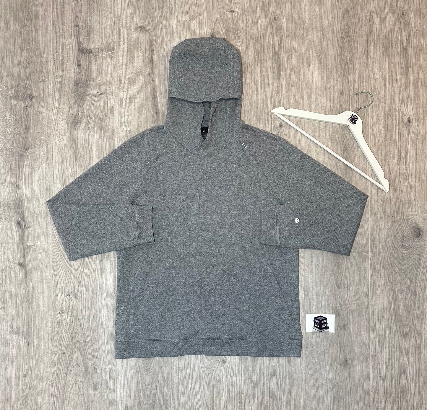 LULULEMON HOODIE TRACKSUIT GREY/BLACK SIZE MEDIUM