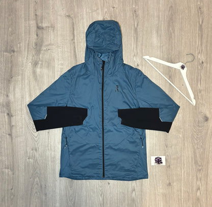ON RUNNING TRACKSUIT BLUE/GREY SIZE MEDIUM