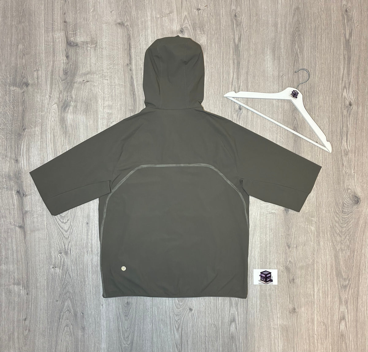 LULULEMON PACE BREAKER TRACKSUIT BEIGE/BLACK SIZE MEDIUM