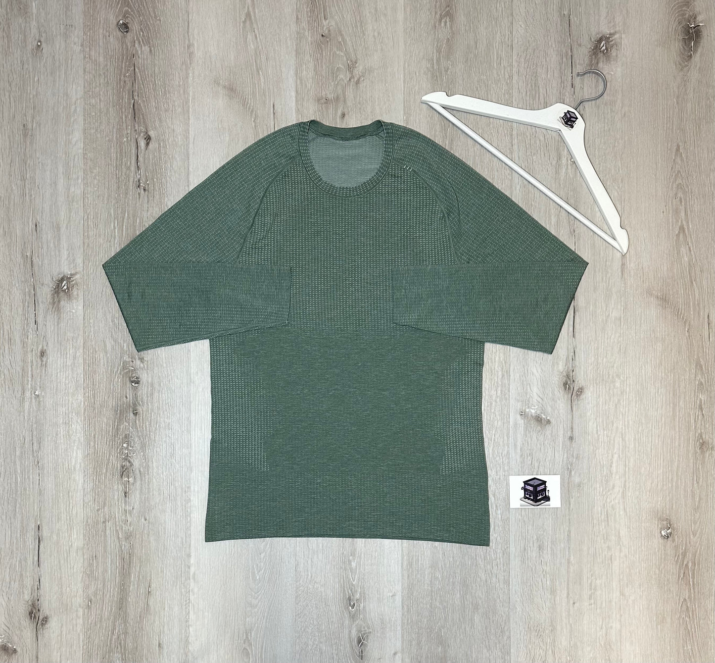 LULULEMON SET JADE GREY/BLACK SIZE SMALL