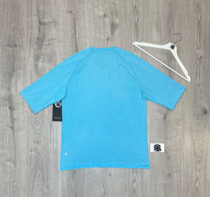 LULULEMON METAL VENT TECH SET FRESCO BLUE TONE/BLACK