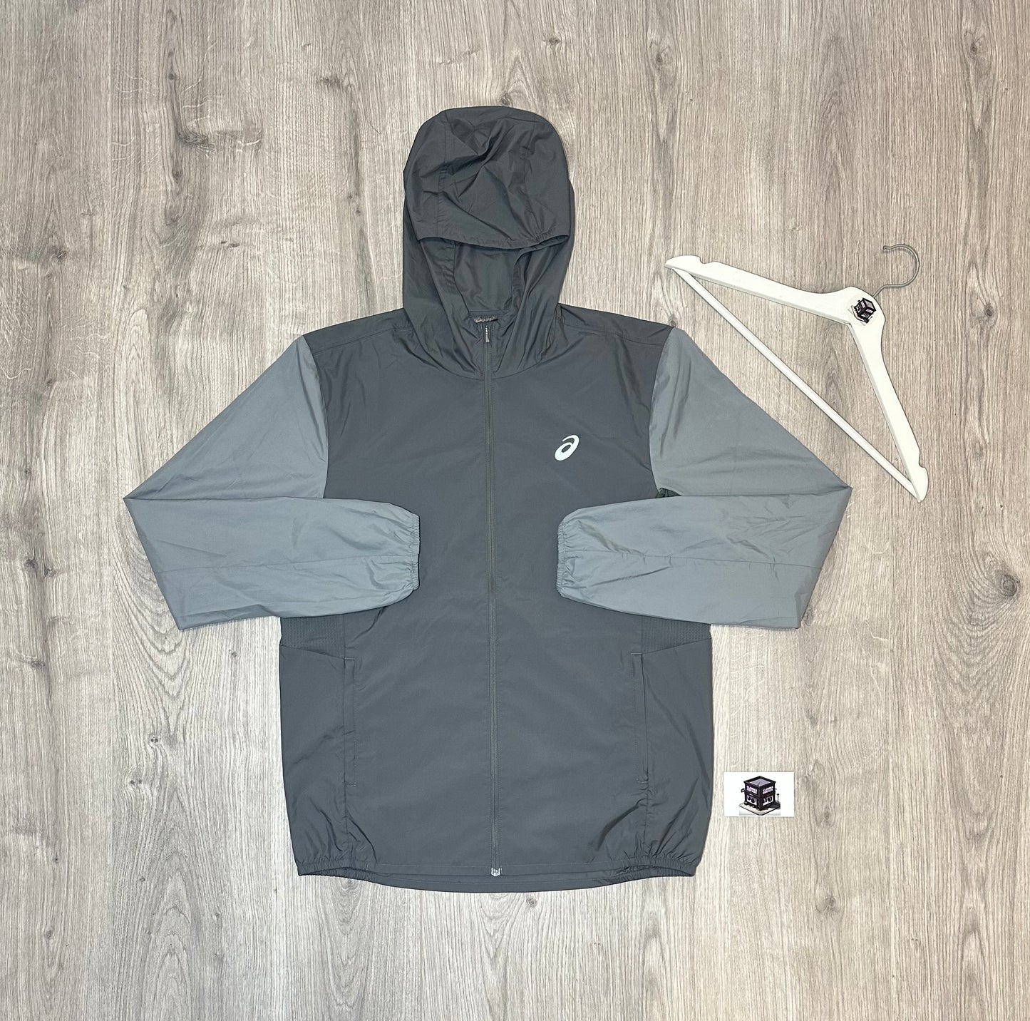 ASICS CORE TRACKSUIT GREY SIZE MEDIUM