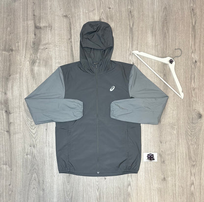 ASICS CORE TRACKSUIT GREY SIZE MEDIUM