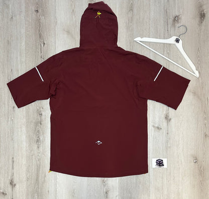 ASICS WATERPROOF FUJITRAIL TRACKSUIT RED/BLACK SIZE LARGE