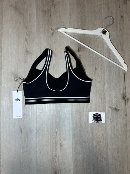 WOMEN’S ALO AIRBRUSH HEART SET BLACK/WHITE