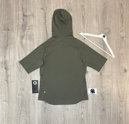 LULULEMON HOODIE TRACKSUIT GREY/BLACK SIZE SMALL
