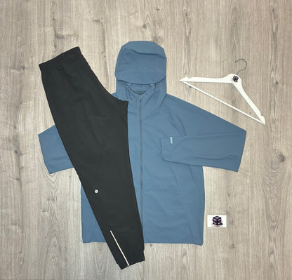 LULULEMON TRACKSUIT BLUE/GREY SIZE LARGE