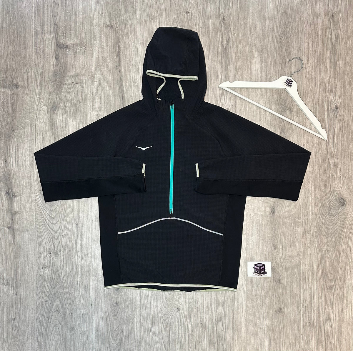 HOKA SKYGLOW TRACKSUIT BLACK SIZE EXTRA LARGE