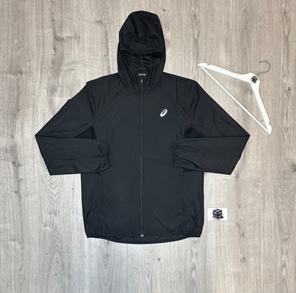 ASICS CORE TRACKSUIT BLACK SIZE MEDIUM