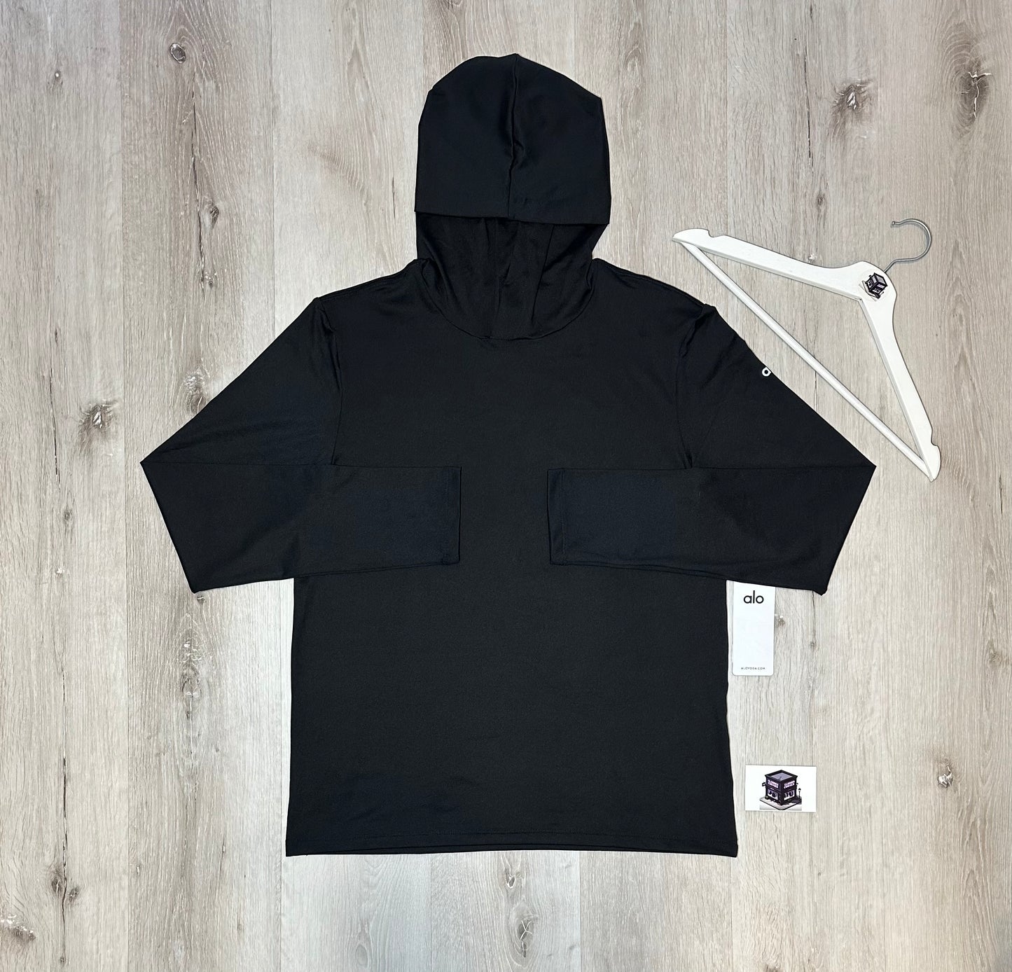 ALO HOODIE TRACKSUIT BLACK
