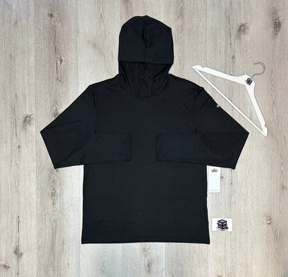 ALO HOODIE TRACKSUIT BLACK
