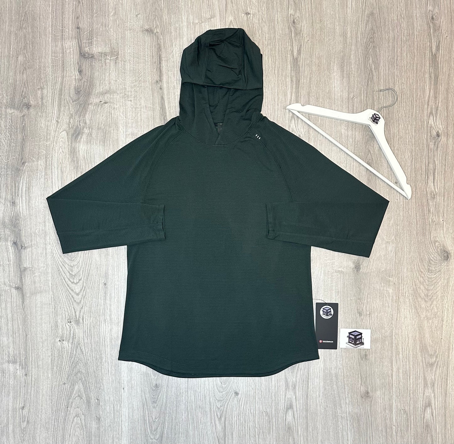 LULULEMON HOODIE TRACKSUIT RAINFOREST GREEN SIZE MEDIUM
