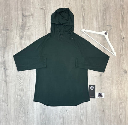 LULULEMON HOODIE TRACKSUIT RAINFOREST GREEN SIZE MEDIUM