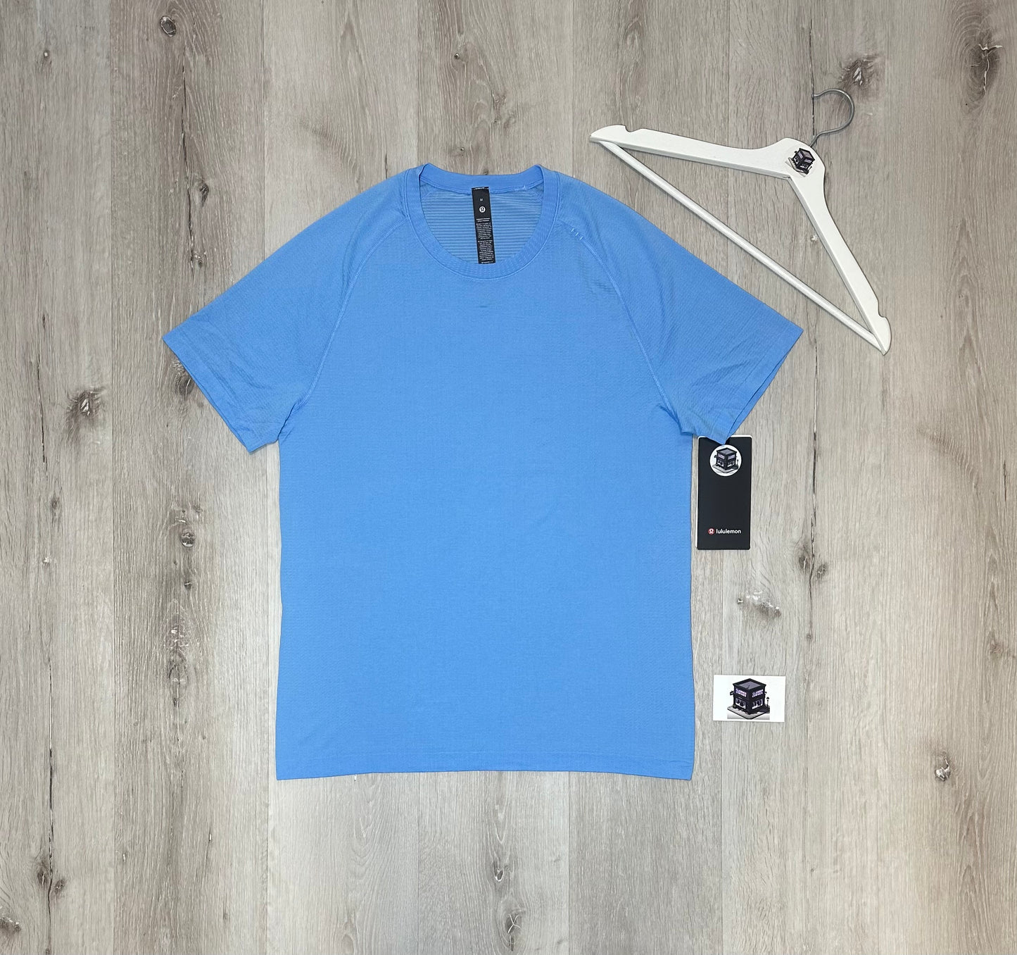 LULULEMON METAL VENT TECH T-SHIRT STEEL BLUE