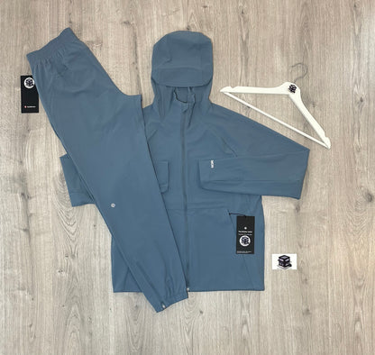 LULULEMON PACE BREAKER TRACKSUIT STEEL BLUE