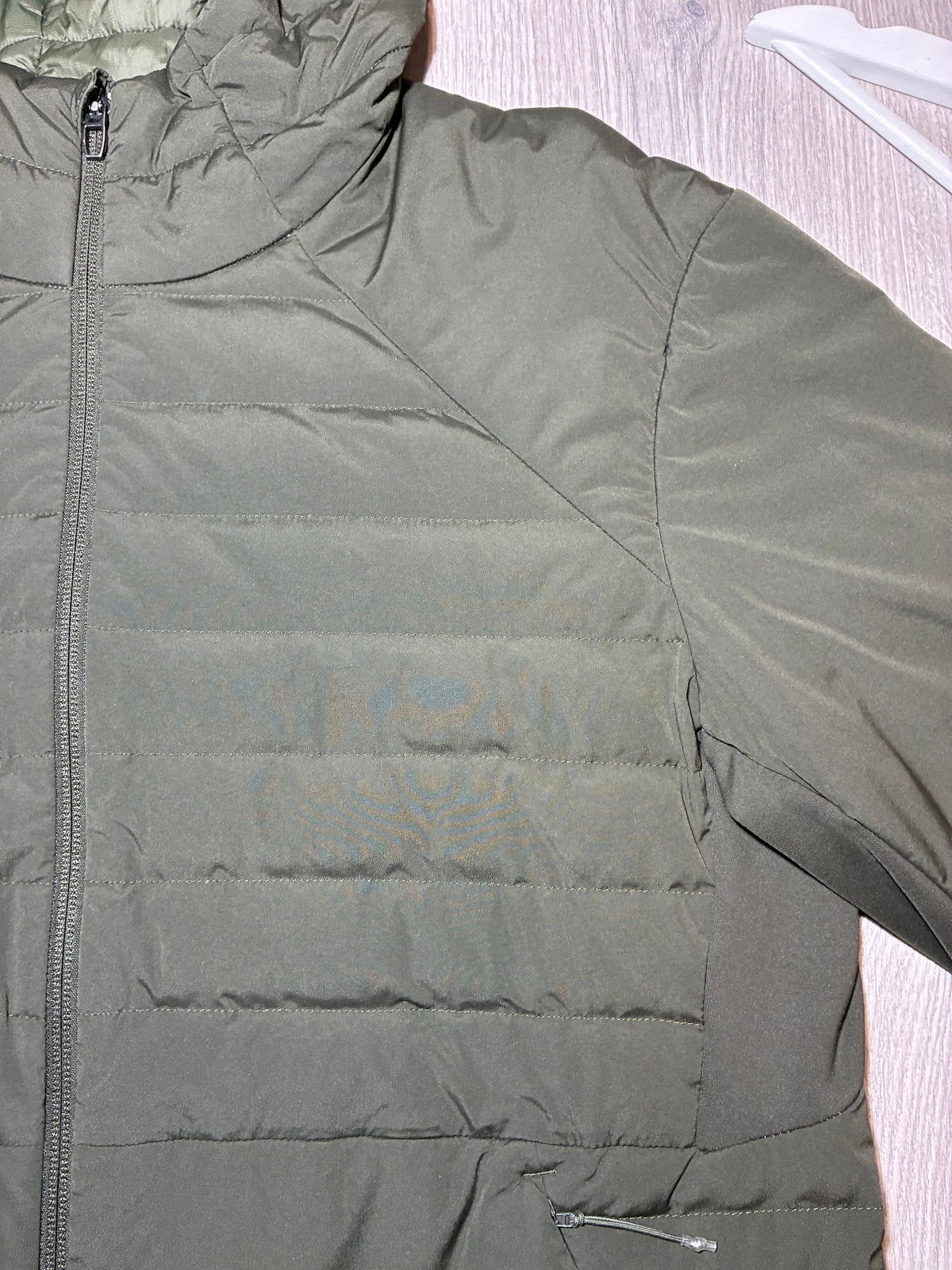 LULULEMON DOWN FOR IT ALL TRACKSUIT KHAKI/GREY SIZE MEDIUM