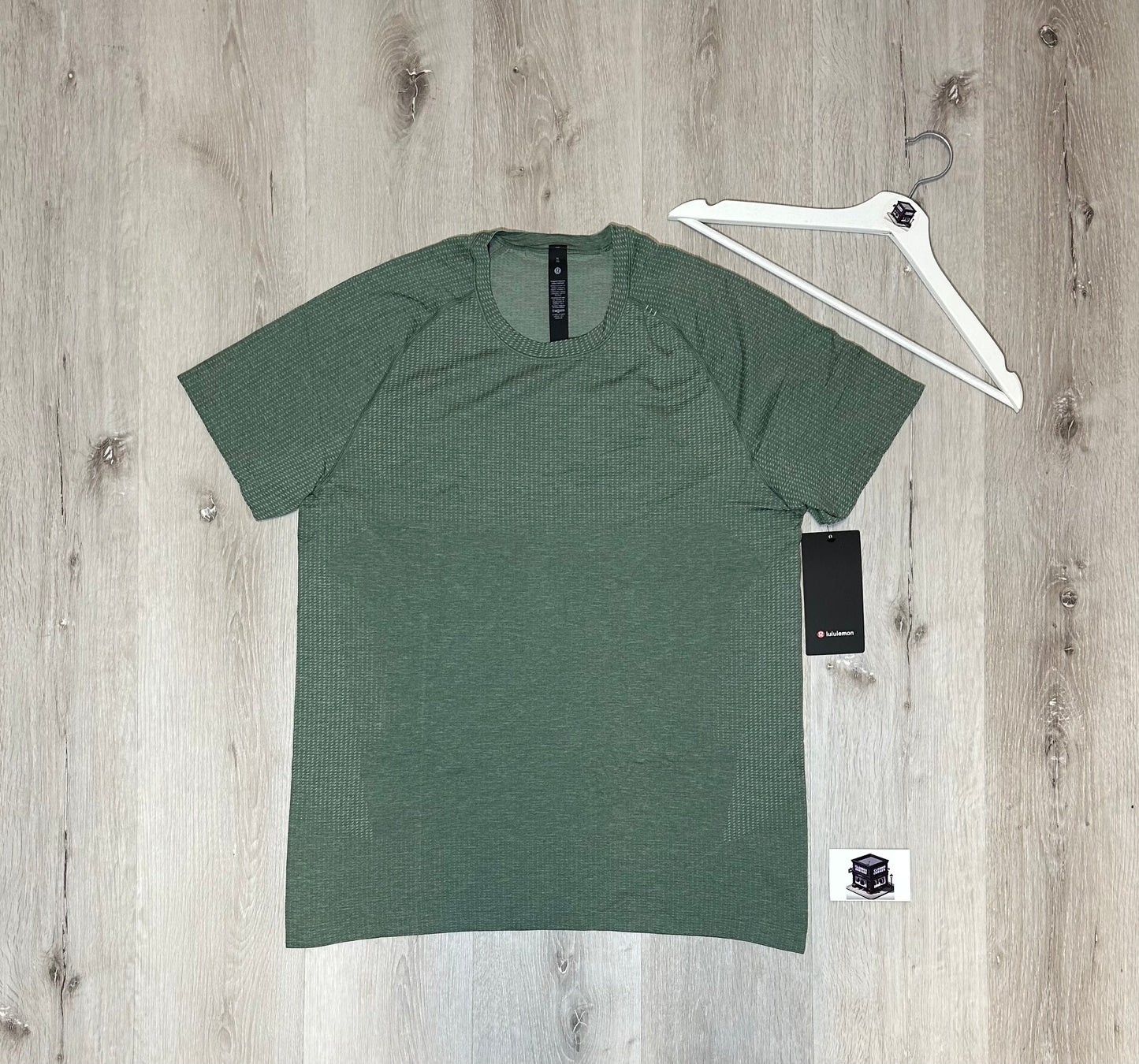 LULULEMON METAL VENT TECH T-SHIRT JADE GREY