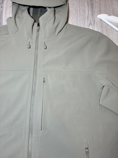 LULULEMON CROSS CHILL TRACKSUIT WARM ASH GREY SIZE MEDIUM PANTS & LARGE JACKET