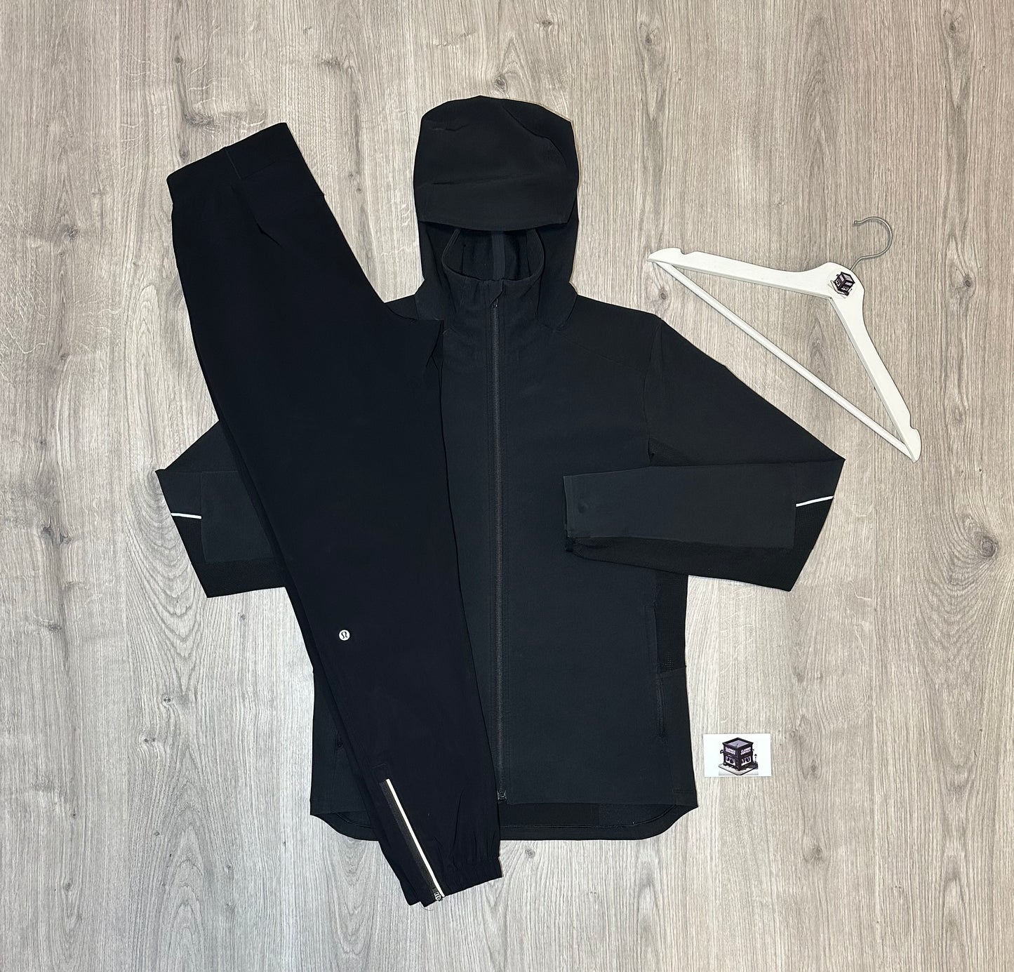 LULULEMON WARP LITE TRACKSUIT BLACK SIZE SMALL