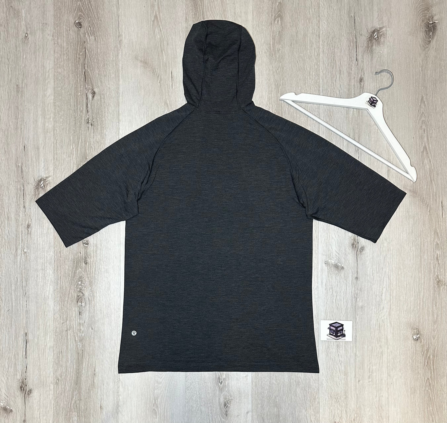 LULULEMON HOODIE TRACKSUIT GREY/BLACK SIZE LARGE