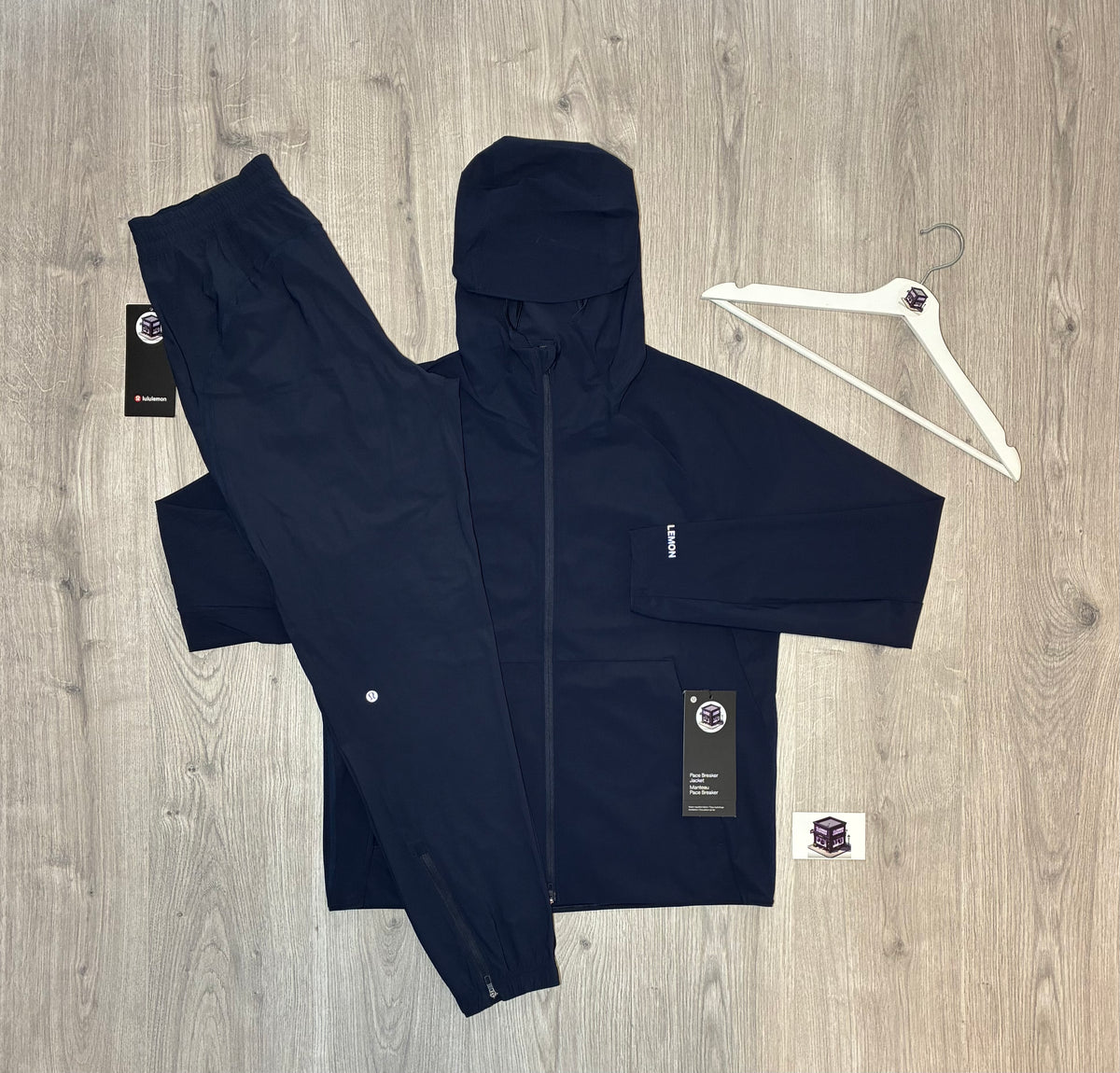 LULULEMON PACE BREAKER TRACKSUIT TRUE NAVY