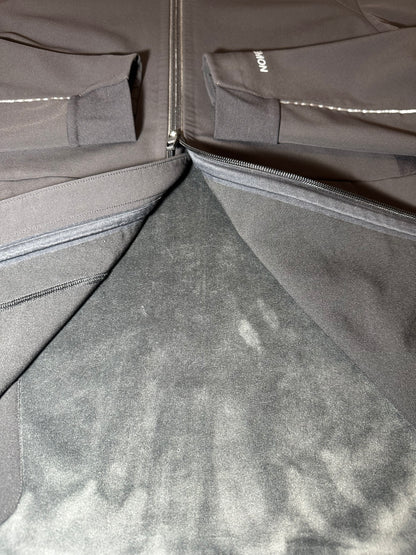 LULULEMON CROSS CHILL TRACKSUIT BLACK SIZE MEDIUM