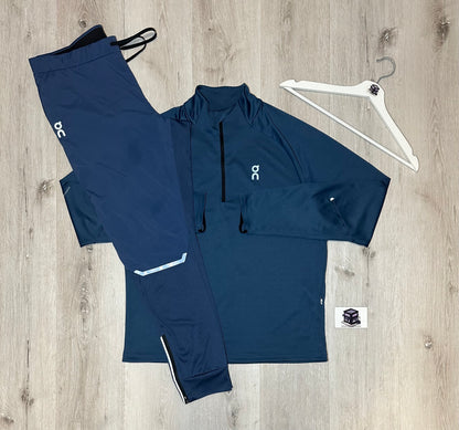 ON RUNNING TRACKSUIT NAVY SIZE LARGE
