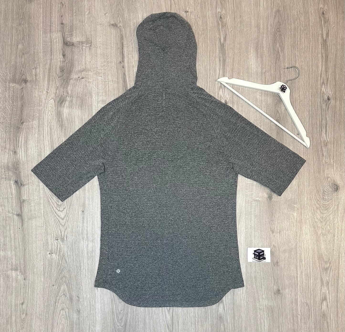 LULULEMON HOODIE TRACKSUIT GREY/BLACK SIZE LARGE